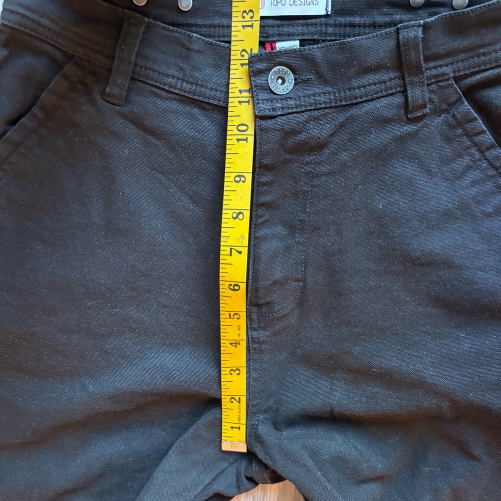 Topo Designs The Dirt Collection Organic Cotton Women's Carpenter Women's 28 - Picture 5 of 9
